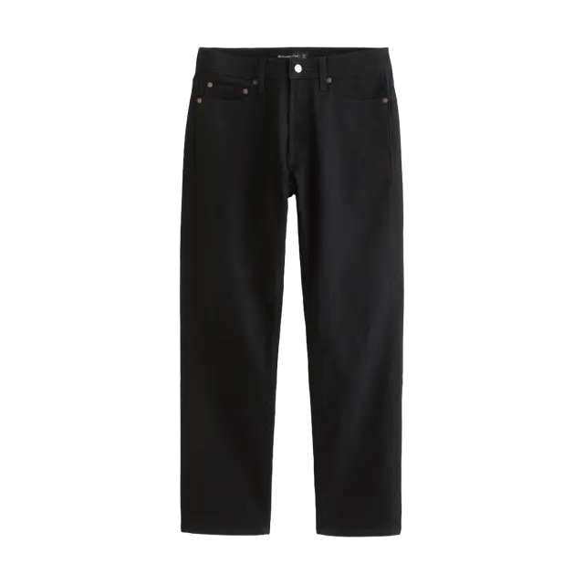 [Men's] Abercrombie & Fitch Black straight jeans