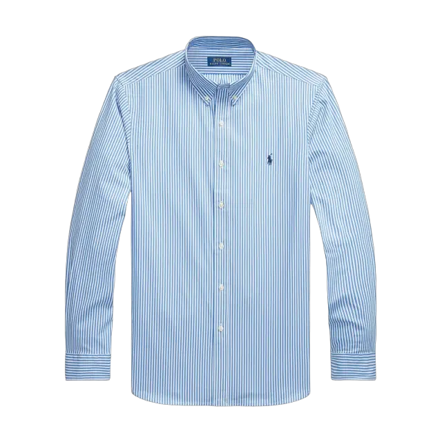 [Men's] Ralph Lauren Navy striped cotton shirt