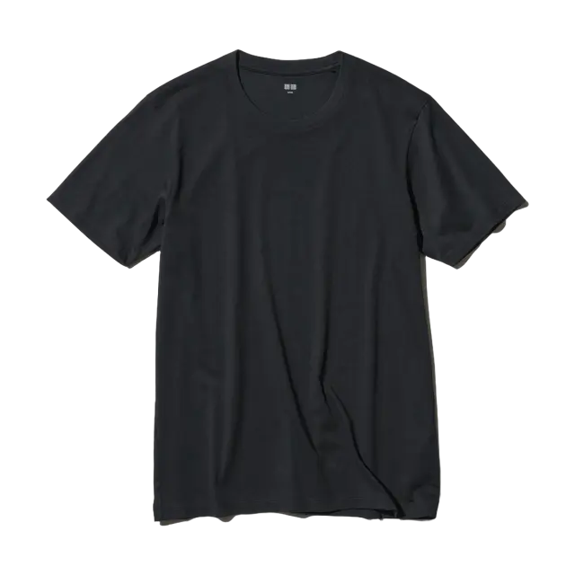 [Men's] Uniqlo Black cotton tee